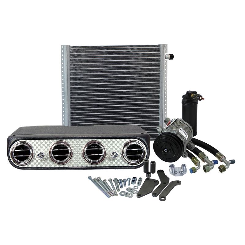 Complete Underdash A/C, Heat System - 1955-1957 Thunderbird-Engine Turned Face