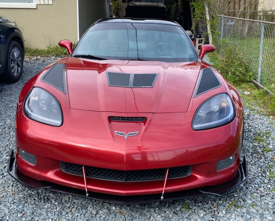 2005-2013 C6 Corvette T1 Center Hood Louver