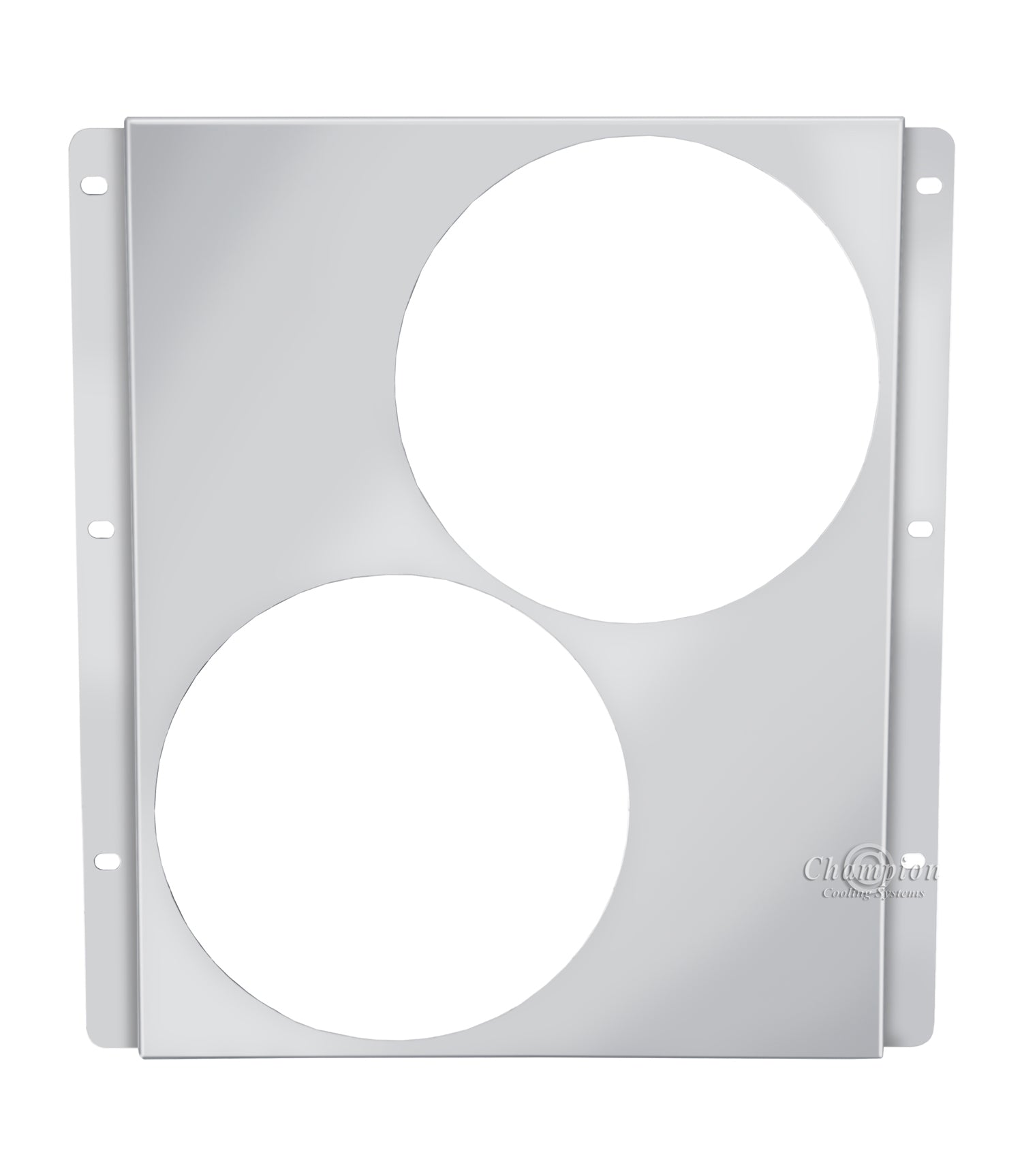 Aluminum Fan Shroud for 10" Electric Fans - 20.75" Wide x 22.38" Tall