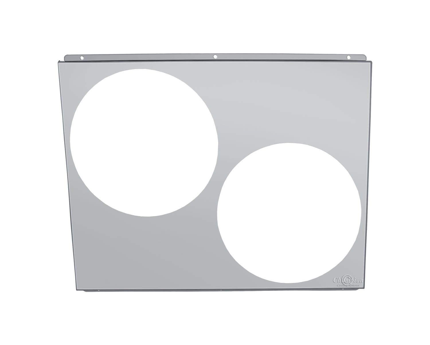 Aluminum Fan Shroud for 12" Electric Fans - 23.125" Wide x 18.875" Tall