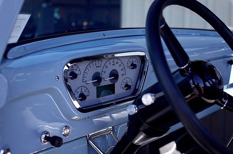 1953-1955 Ford Pickup VHX Gauge Instruments - Dakota Digital VHX-53F-PU