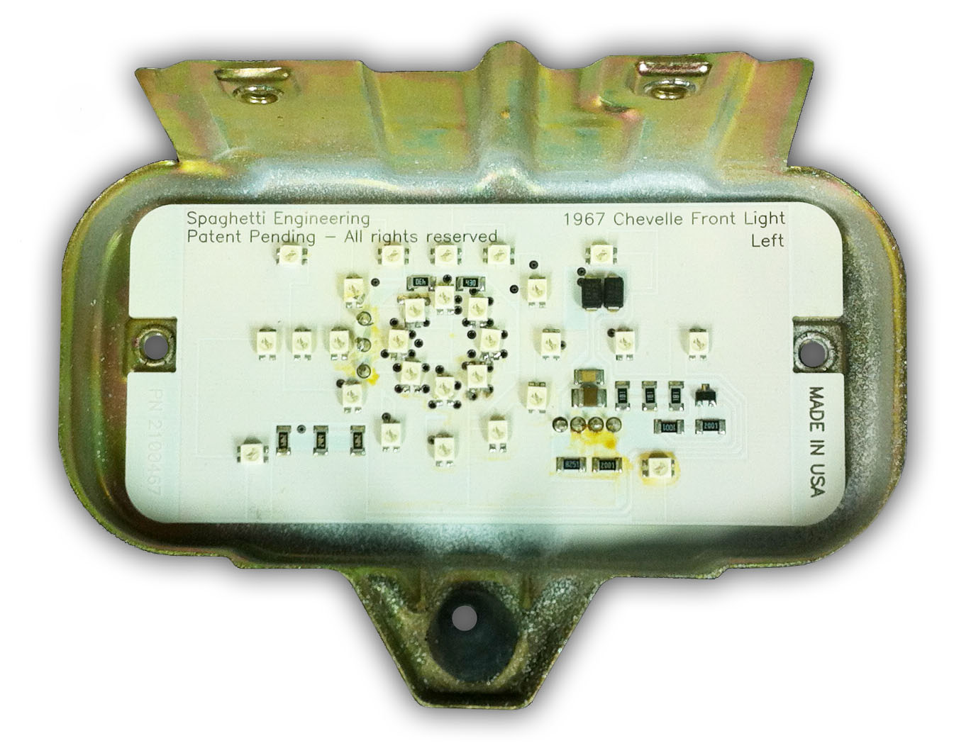 Front Marker Light Panels - 1967 Chevelle