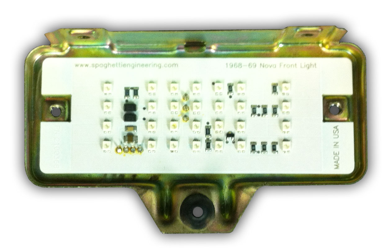 Front Marker Light Panels - 1968-1969 Nova