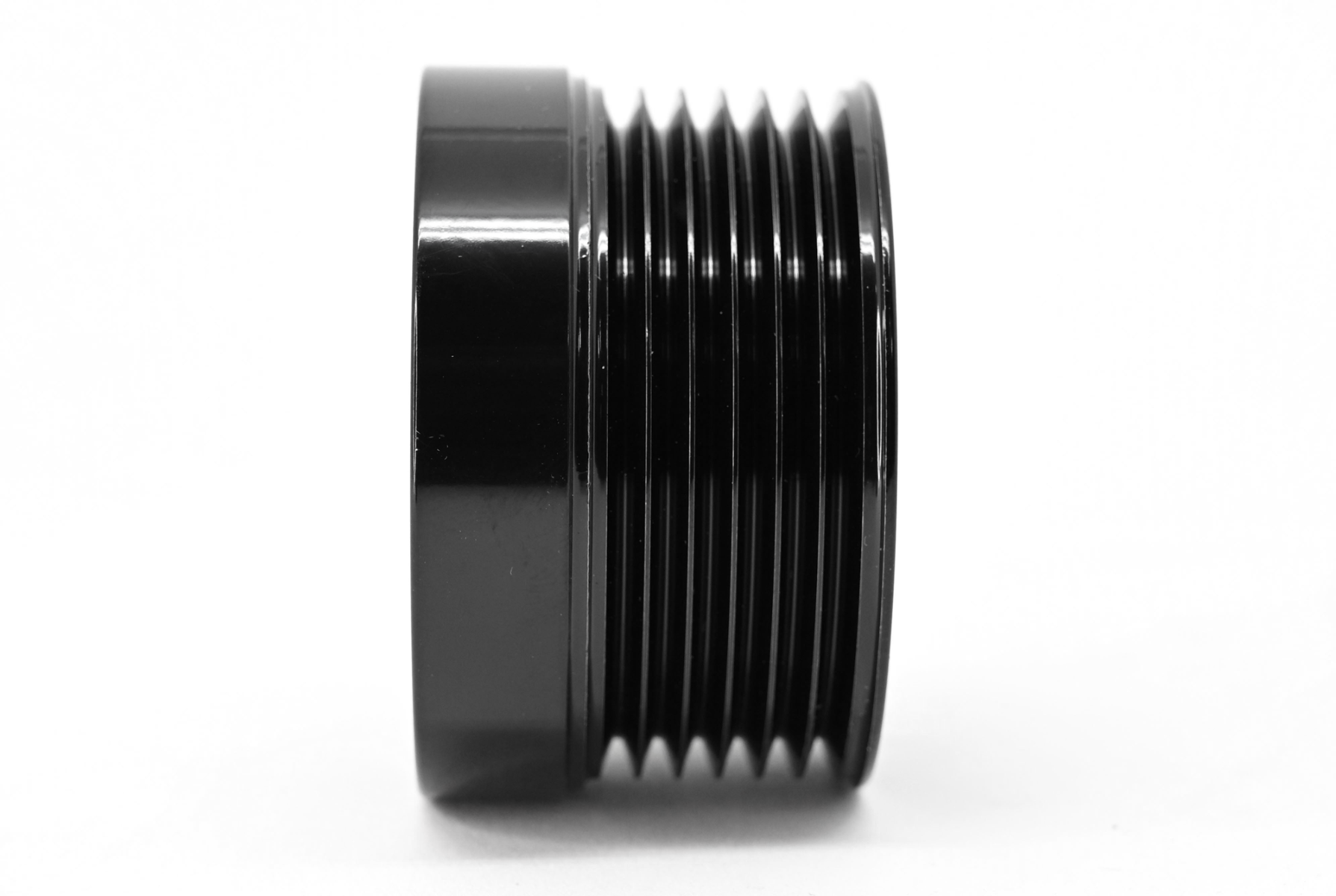 Hellcat Supercharger Hemi Boost Pulley 2.40" (60.96mm) Black Aluminum