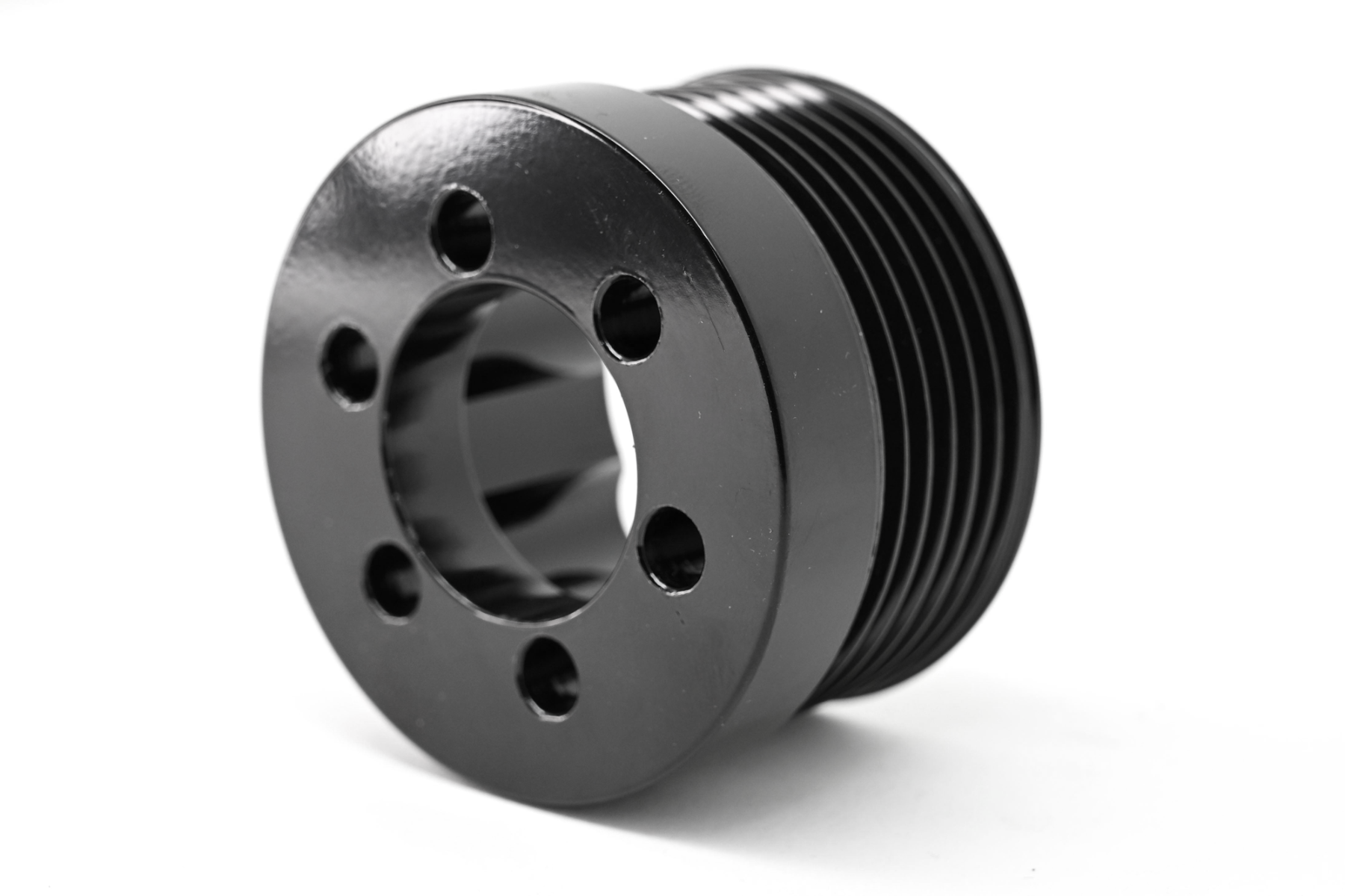 Hellcat Supercharger Hemi Boost Pulley 2.40" (60.96mm) Black Aluminum