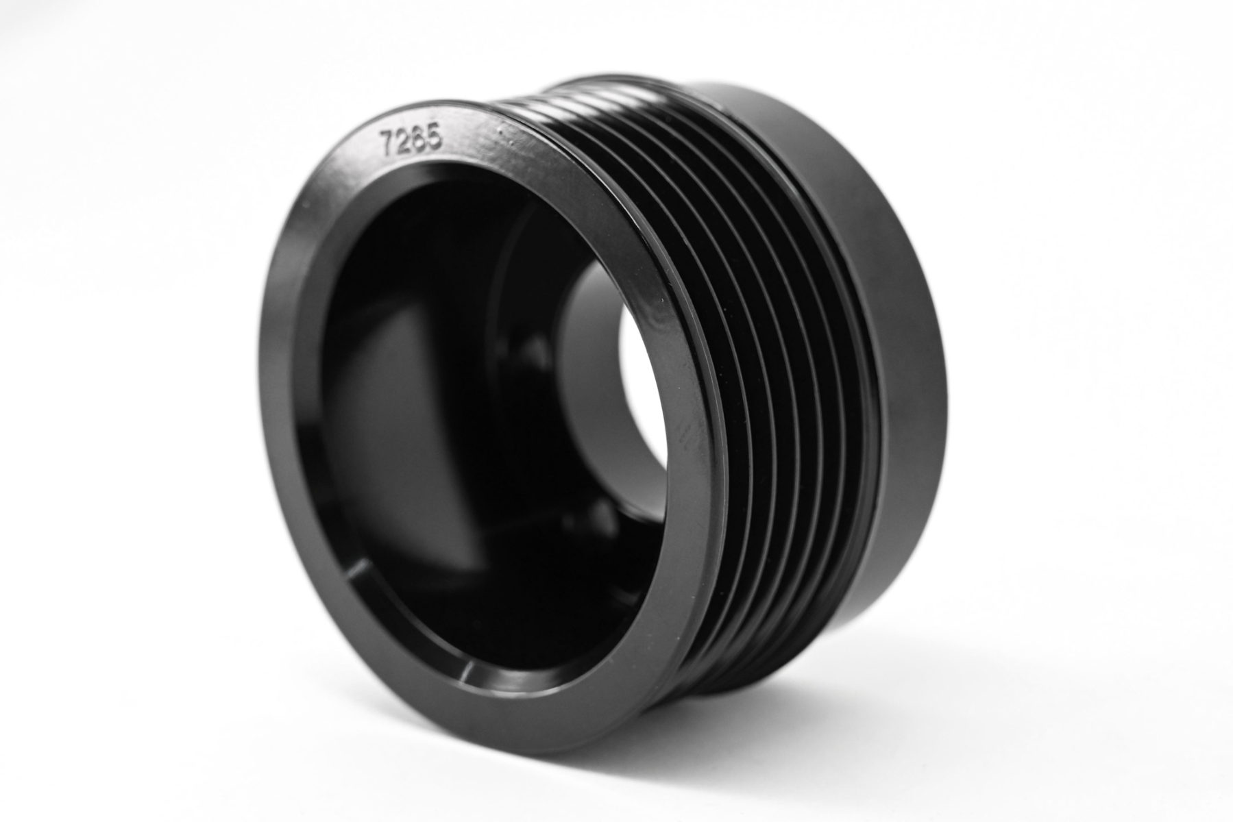 Hellcat Supercharger Hemi Boost Pulley 2.65" (67.31mm) Black Aluminum