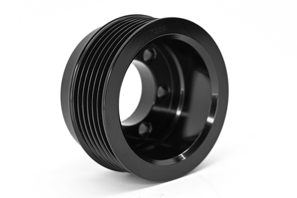 Hellcat Supercharger Hemi Boost Pulley 2.85" (72.39mm) Black Aluminum