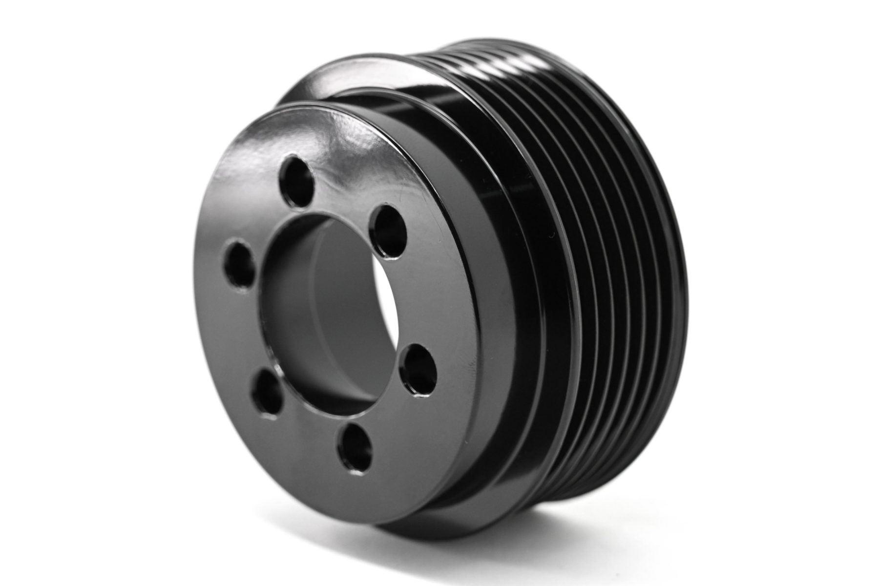 Hellcat Supercharger Hemi Boost Pulley 2.95" (74.96mm) Black Aluminum
