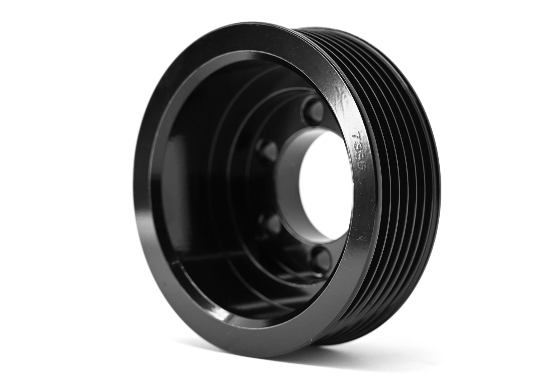Hellcat Supercharger Hemi Boost Pulley 3.20" (81.28mm) Black Aluminum