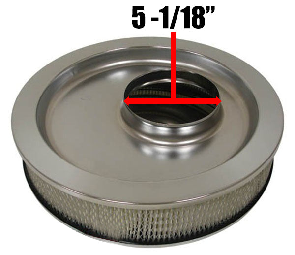 14" Air Cleaner - Off-Set Base