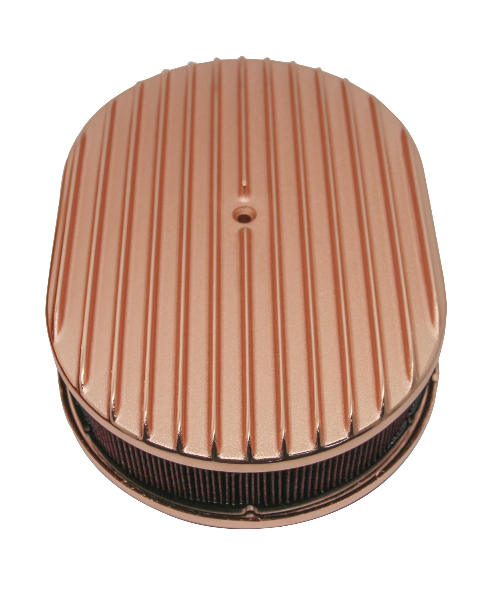 Full-Finned 12" Oval Air Cleaner - Raised Base