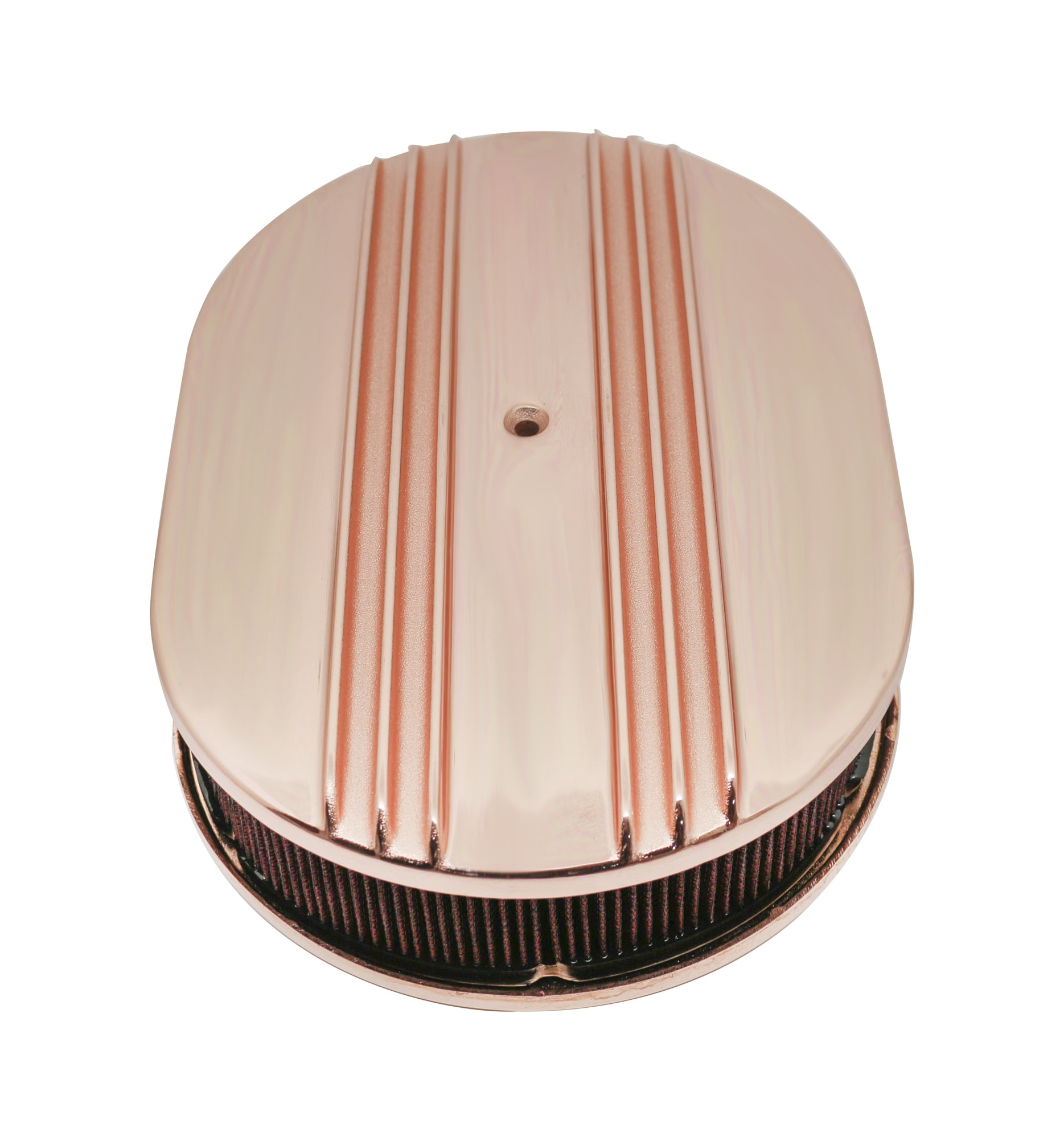 Partial-Finned 12" Oval Air Cleaner - Raised Base