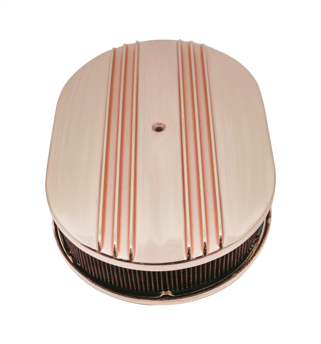 Partial-Finned 12" Oval Air Cleaner - Raised Base