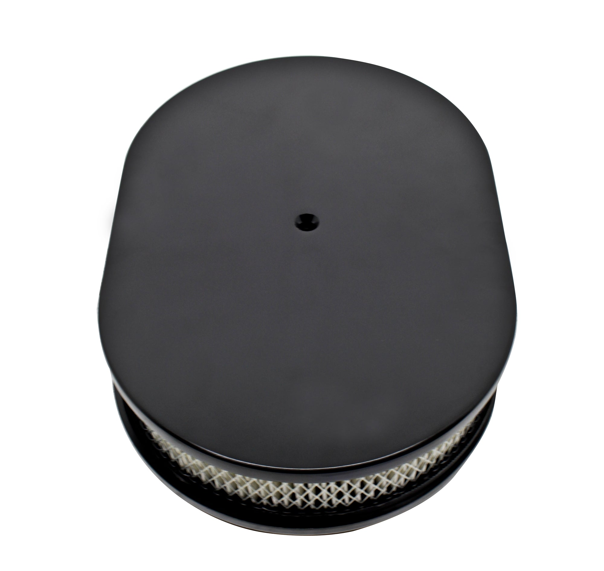 Smooth 12" Oval Air Cleaner - Raised Base
