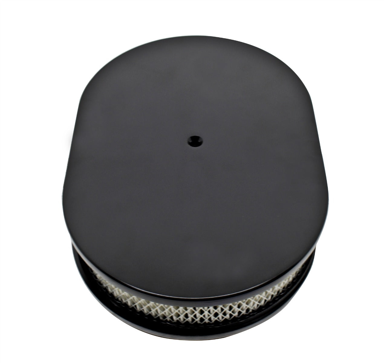 Smooth 12" Oval Air Cleaner - Raised Base