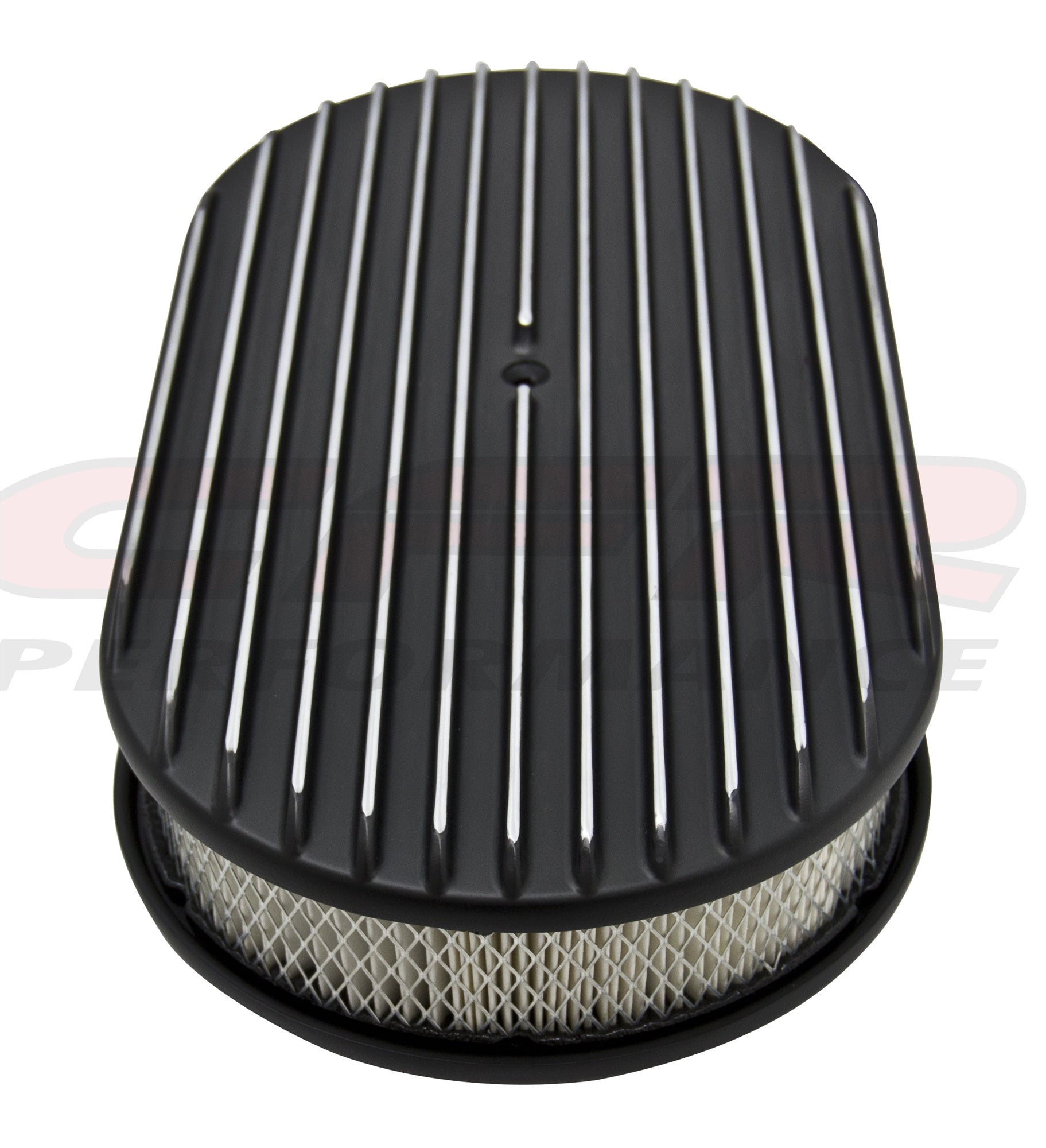 Full-Finned 15" Oval Air Cleaner - Raised Base