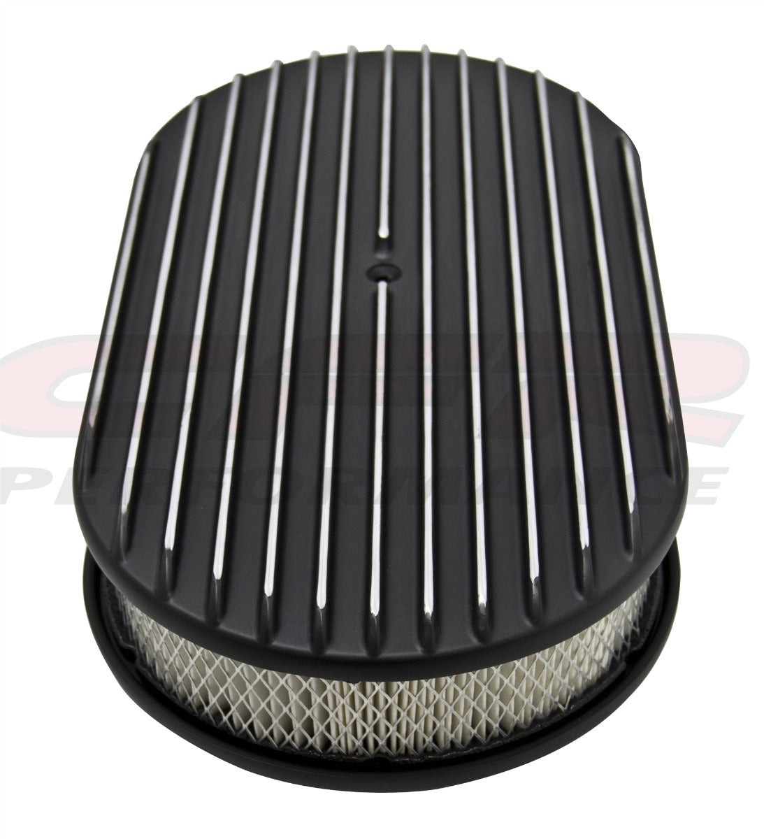 Full-Finned 15" Oval Air Cleaner - Raised Base