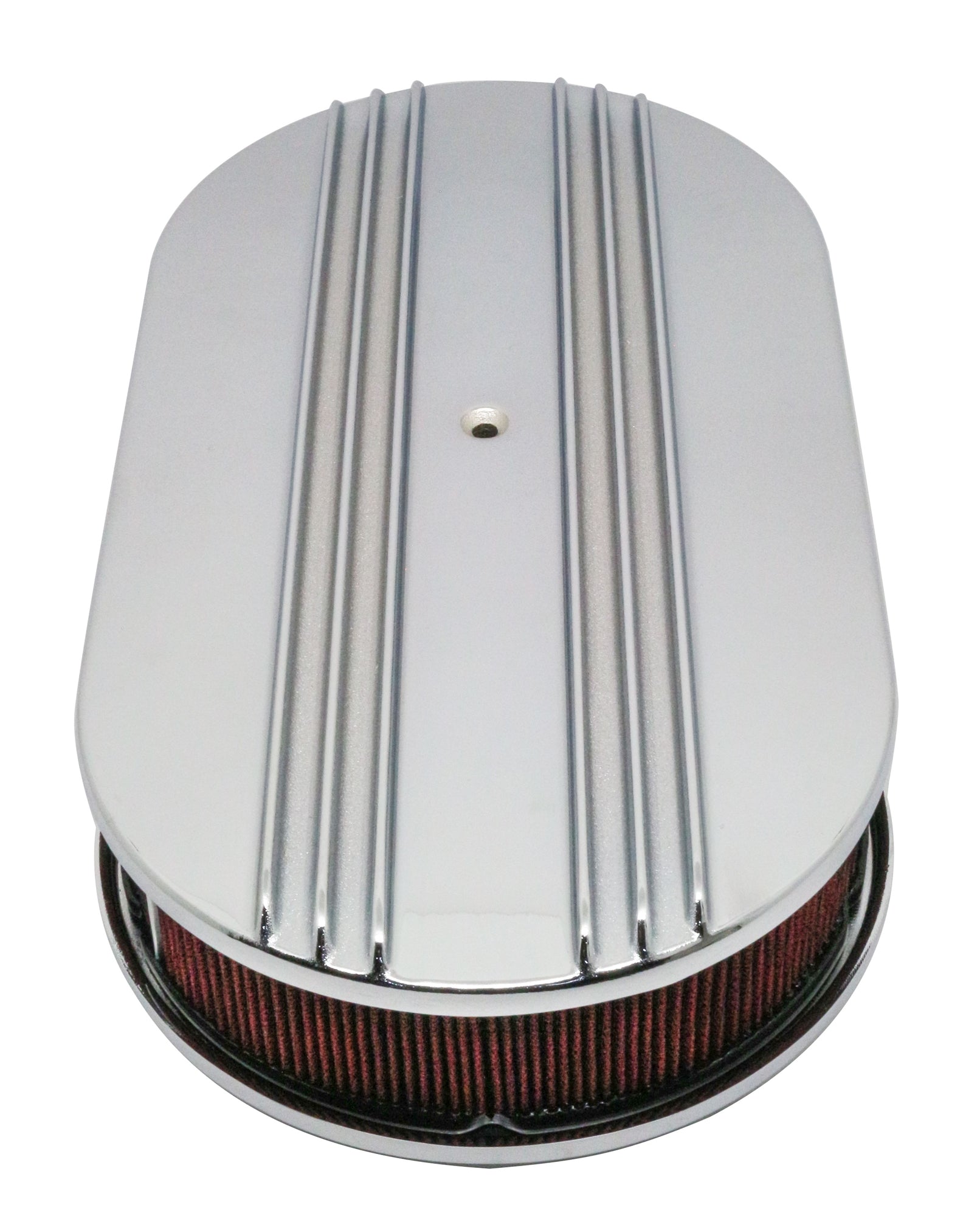 Partial-Finned 15" Oval Air Cleaner - Raised Base