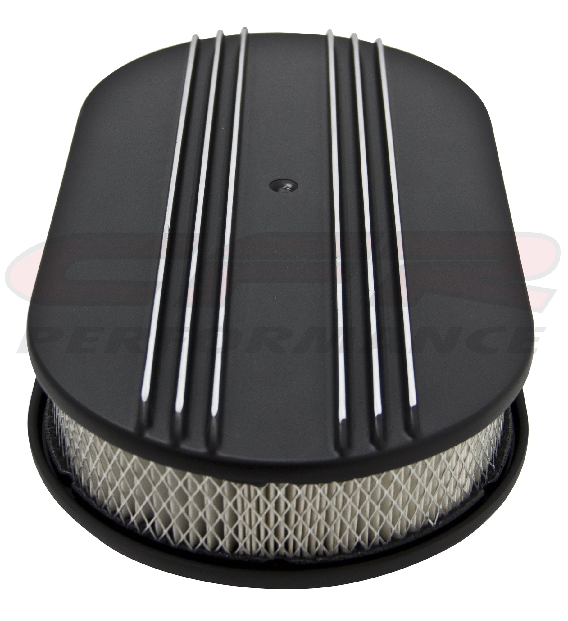 Partial-Finned 15" Oval Air Cleaner - Raised Base
