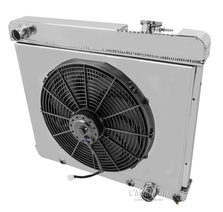 1960-1964 Buick Electra 3-Row Radiator, Shroud, Fan Combo