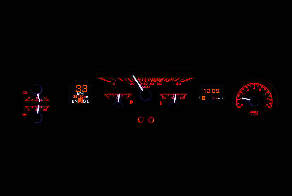 1964- 65 Ford Falcon, Ranchero and Mustang HDX Gauge Instruments