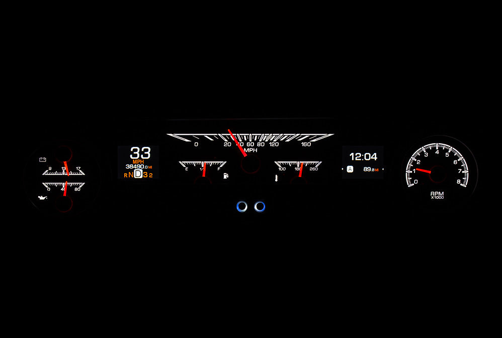 1964- 65 Ford Falcon, Ranchero and Mustang HDX Gauge Instruments