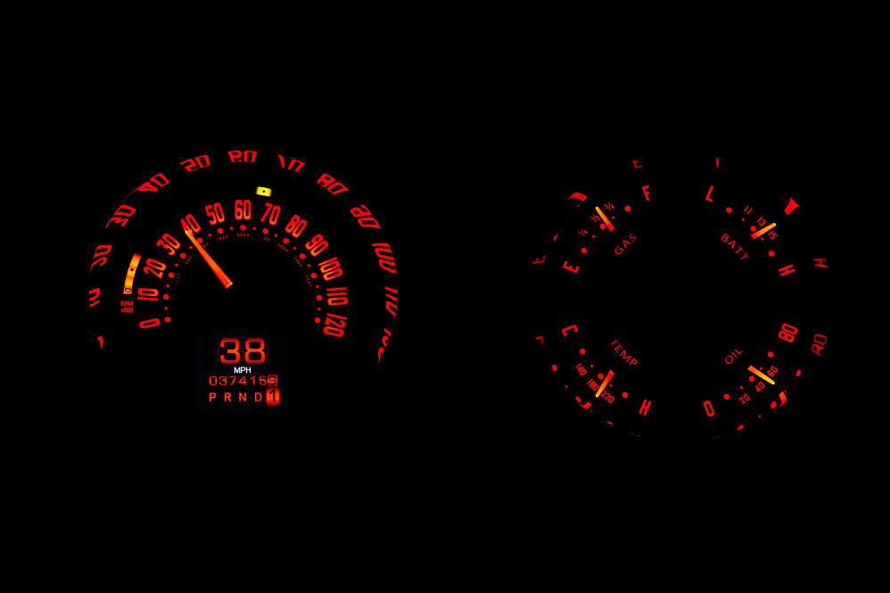1951- 52 Chevy Car RTX Gauge Instruments
