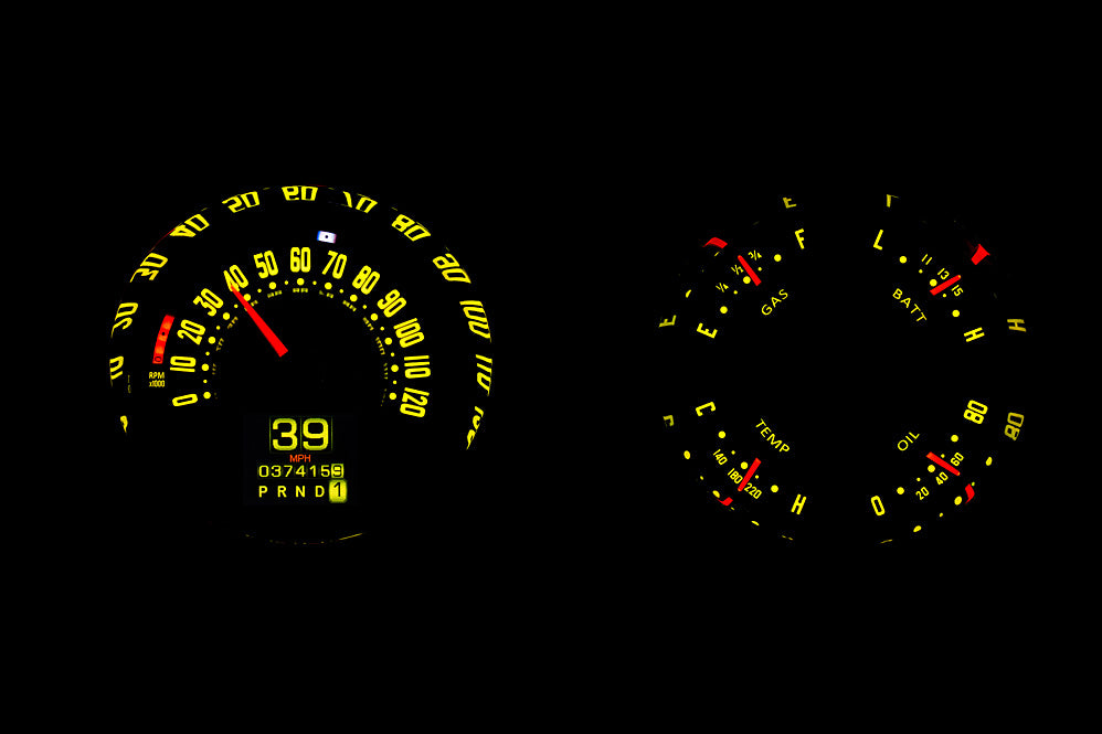 1951- 52 Chevy Car RTX Gauge Instruments