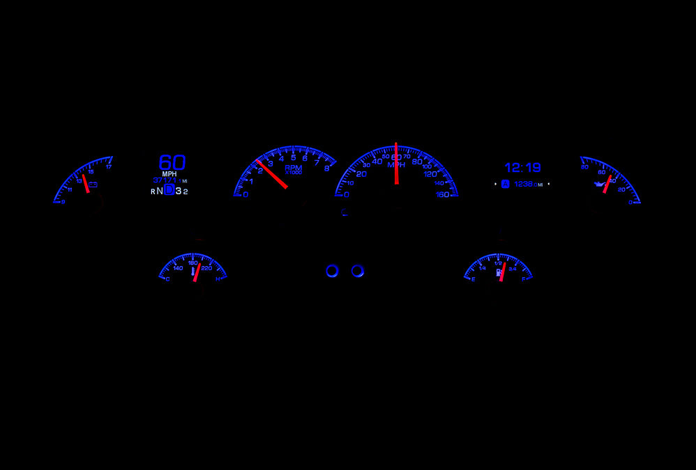 1958 Chevy Impala HDX Gauge Instruments