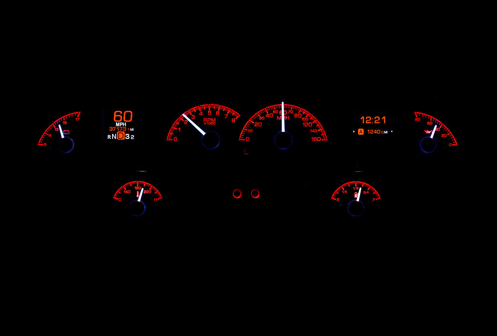 1958 Chevy Impala HDX Gauge Instruments