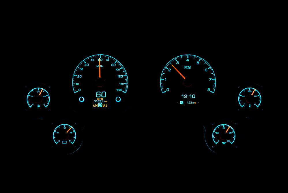 1963- 67 Chevy Corvette HDX Gauge Instruments
