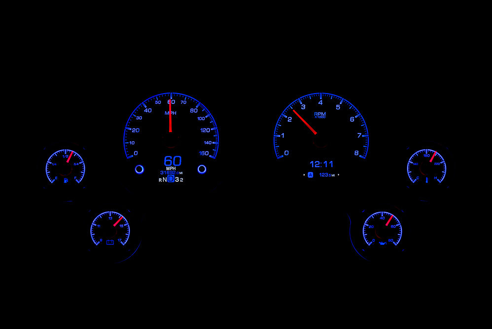 1963- 67 Chevy Corvette HDX Gauge Instruments