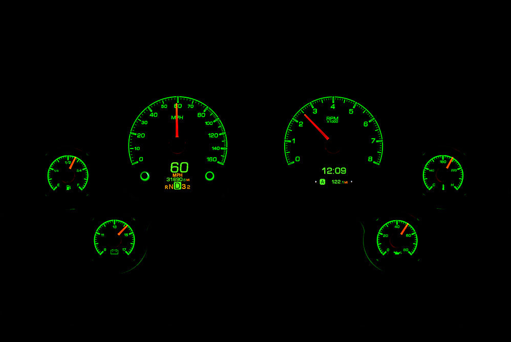 1963- 67 Chevy Corvette HDX Gauge Instruments