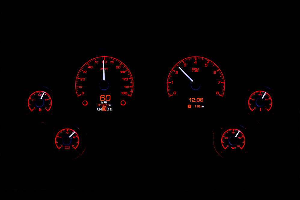 1963- 67 Chevy Corvette HDX Gauge Instruments
