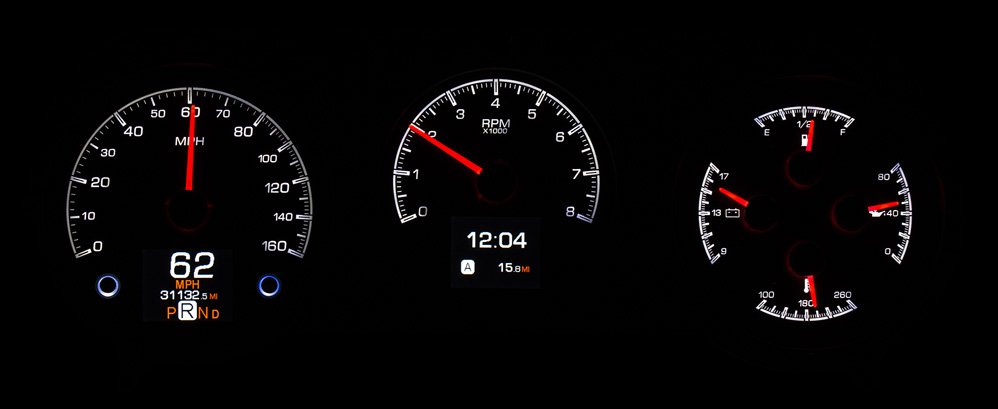 1964- 65 El Camino HDX Gauge Instruments