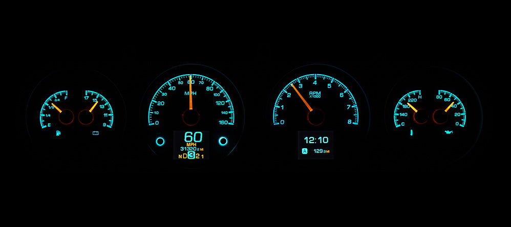 1964- 67 Pontiac GTO / LeMans / Tempest HDX Gauge Instruments