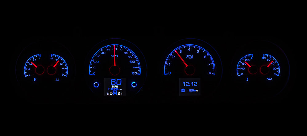 1964- 67 Pontiac GTO / LeMans / Tempest HDX Gauge Instruments
