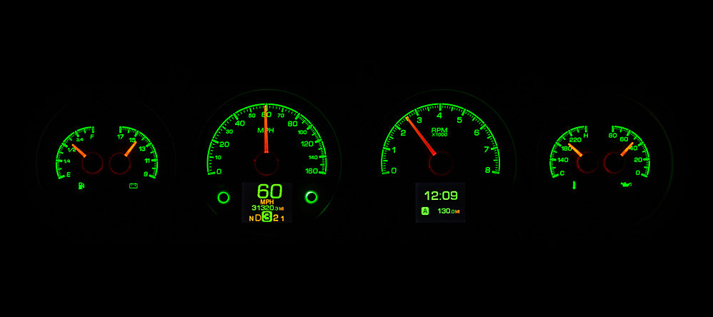 1964- 67 Pontiac GTO / LeMans / Tempest HDX Gauge Instruments