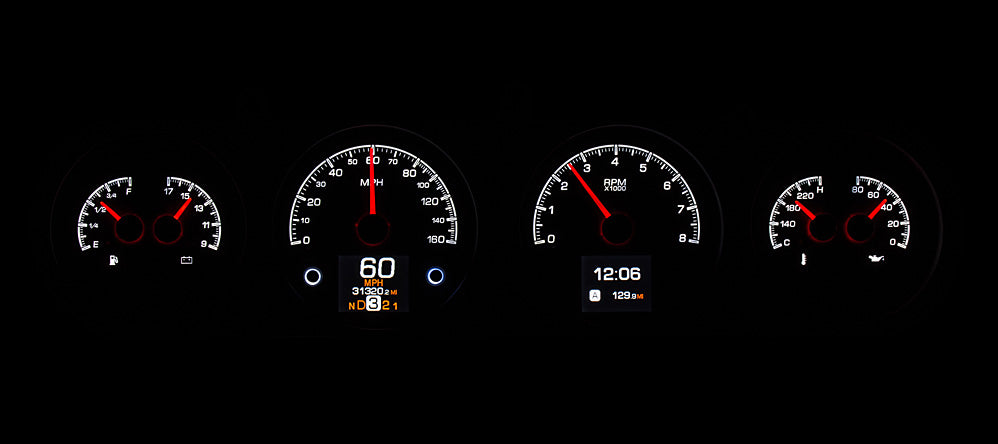1964- 67 Pontiac GTO / LeMans / Tempest HDX Gauge Instruments