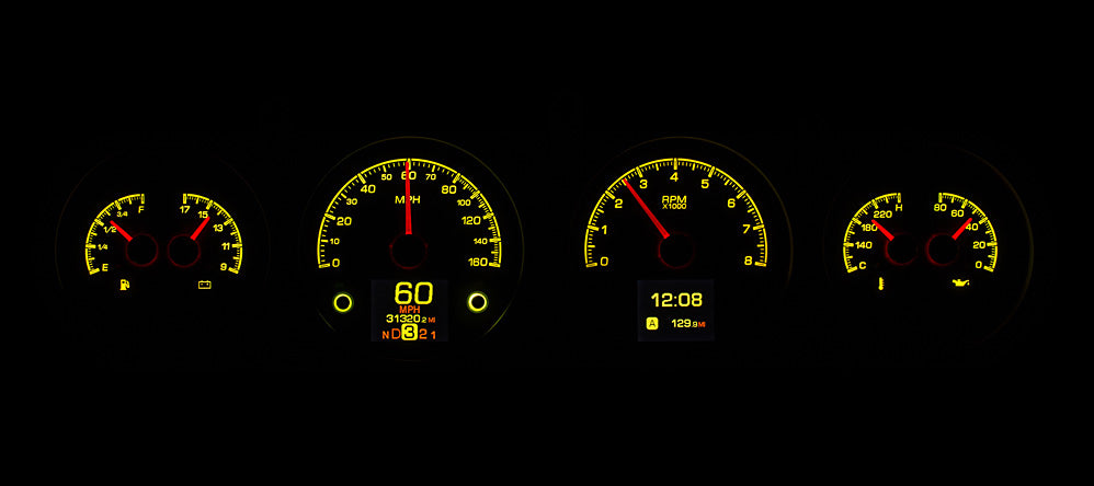1964- 67 Pontiac GTO / LeMans / Tempest HDX Gauge Instruments