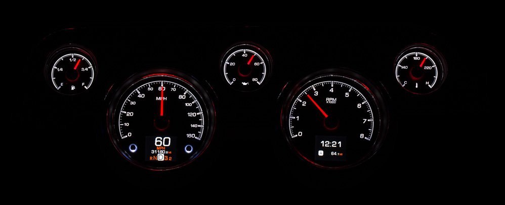 1967- 68 Ford Mustang HDX Gauge Instruments