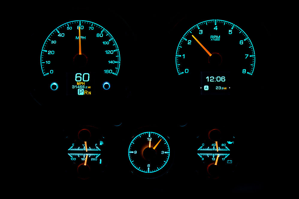 1967 Camaro with Console Gauges HDX Instruments