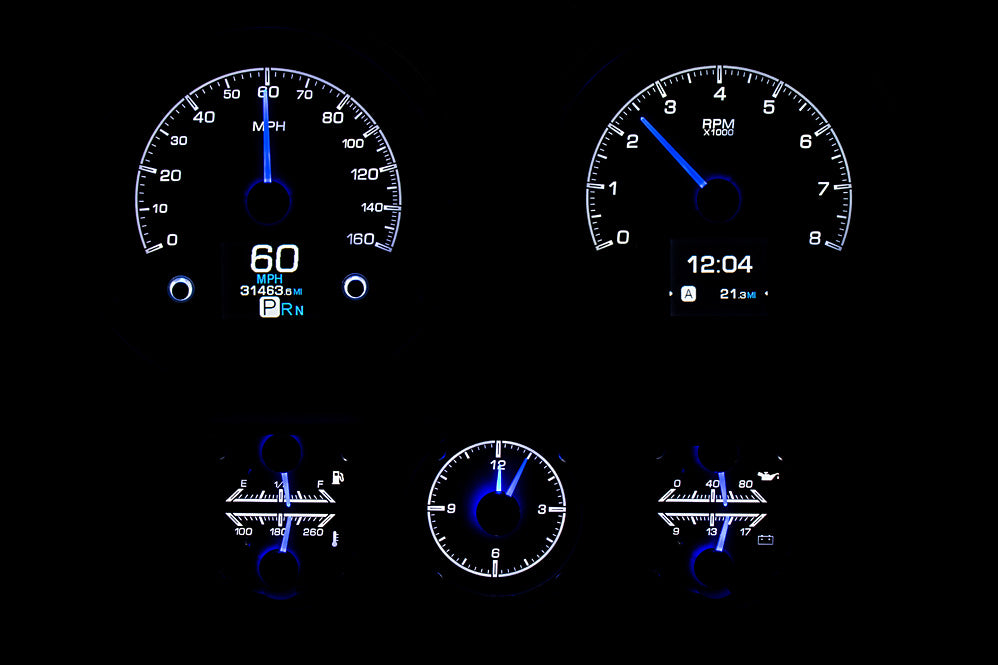 1967 Camaro with Console Gauges HDX Instruments