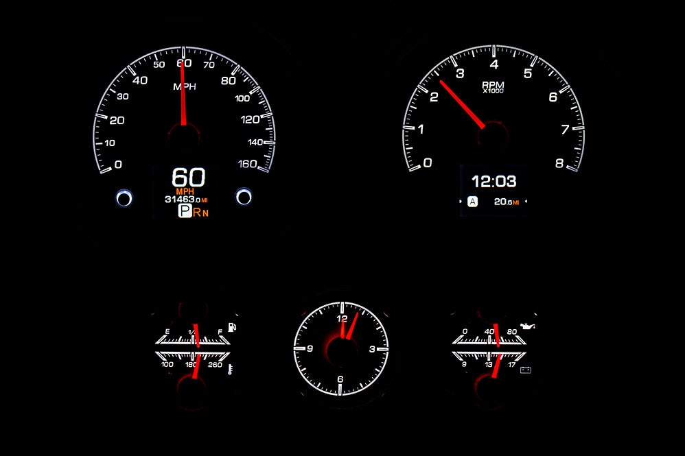 1967 Camaro with Console Gauges HDX Instruments