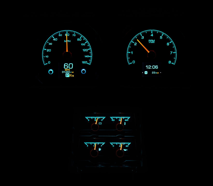 1968 Camaro with Console gauges HDX Instruments