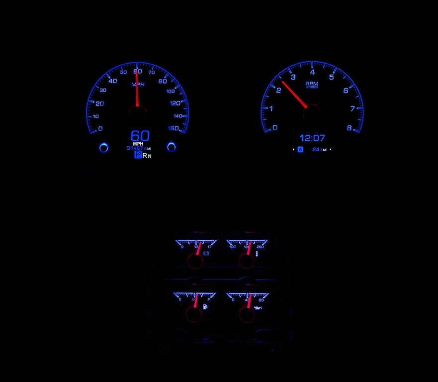 1968 Camaro with Console gauges HDX Instruments
