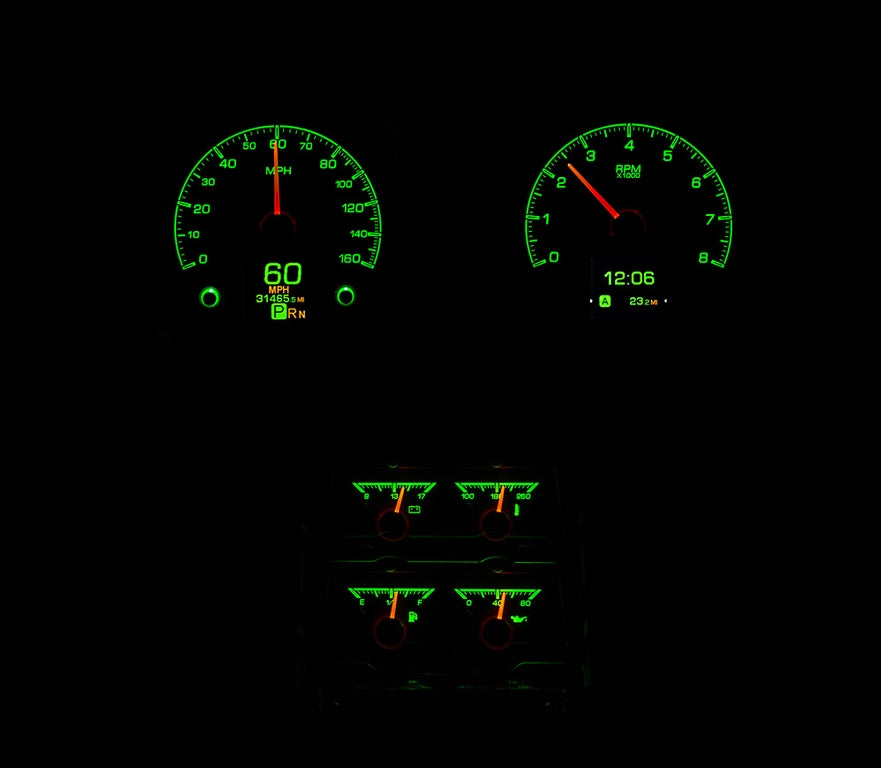 1968 Camaro with Console gauges HDX Instruments