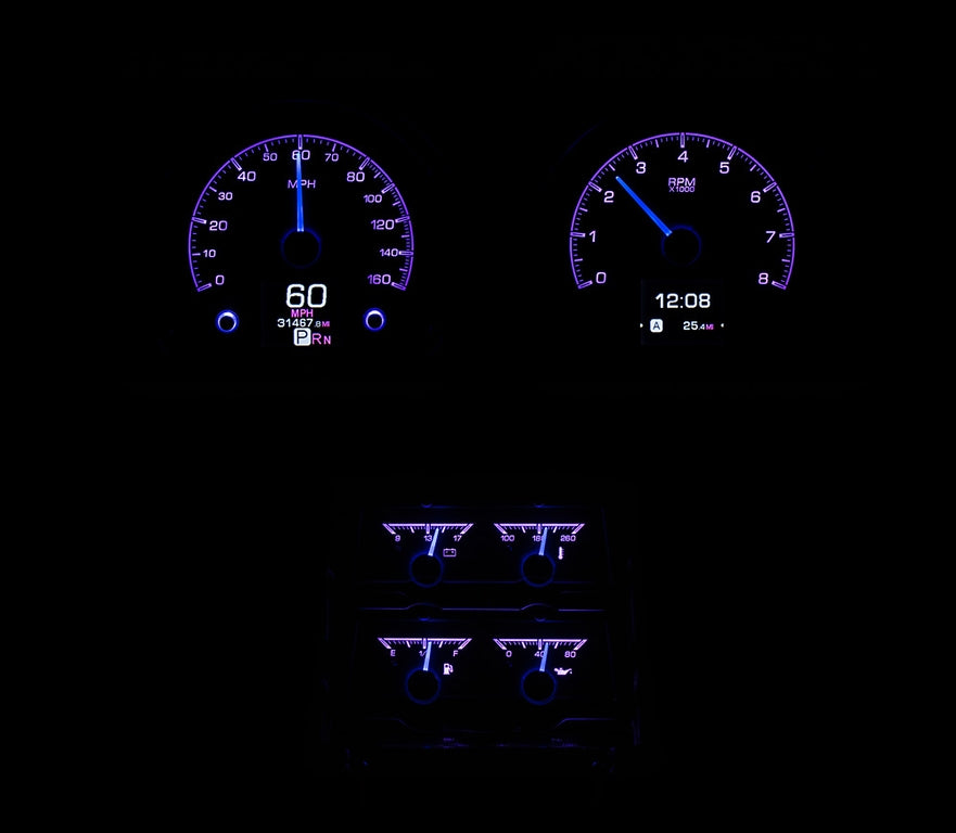 1968 Camaro with Console gauges HDX Instruments
