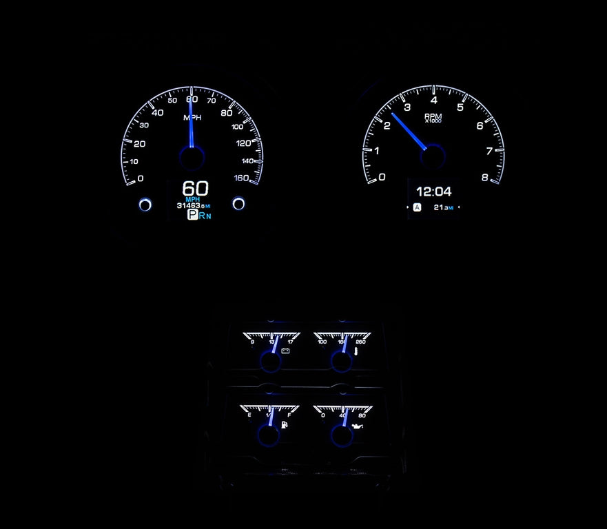 1968 Camaro with Console gauges HDX Instruments