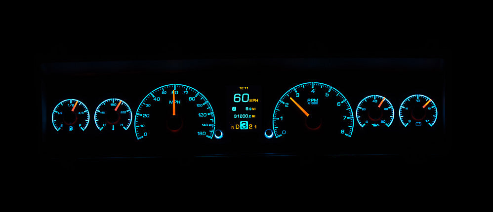 1969-76 Chevy Nova HDX Gauge Instruments